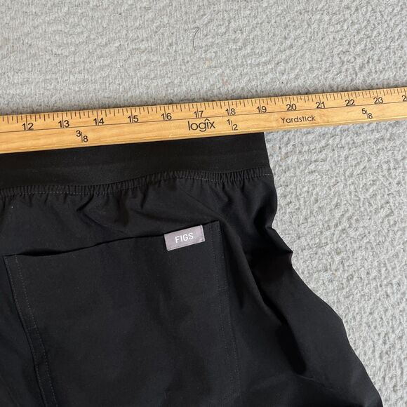 FIGS Technical Collection Scrub  Bottom Womens XXL Black Pants W23SW2005 - Picture 8 of 11